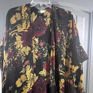 One Size Floral Cover Up